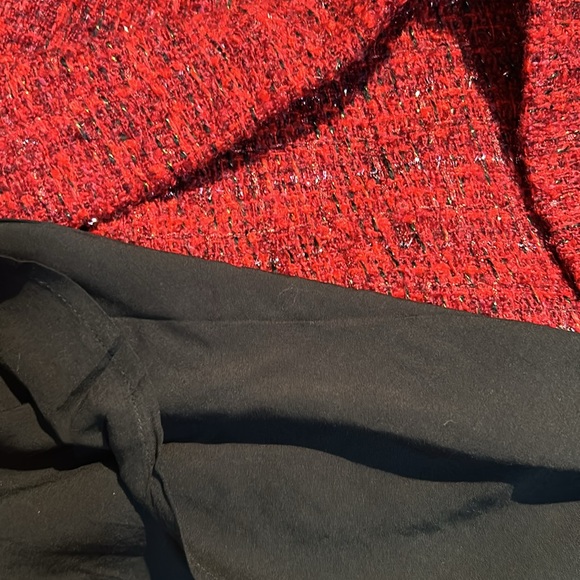 NWT size XL Anthro Square Neck Mini Dress with gorgeous Bow - Picture 14 of 16